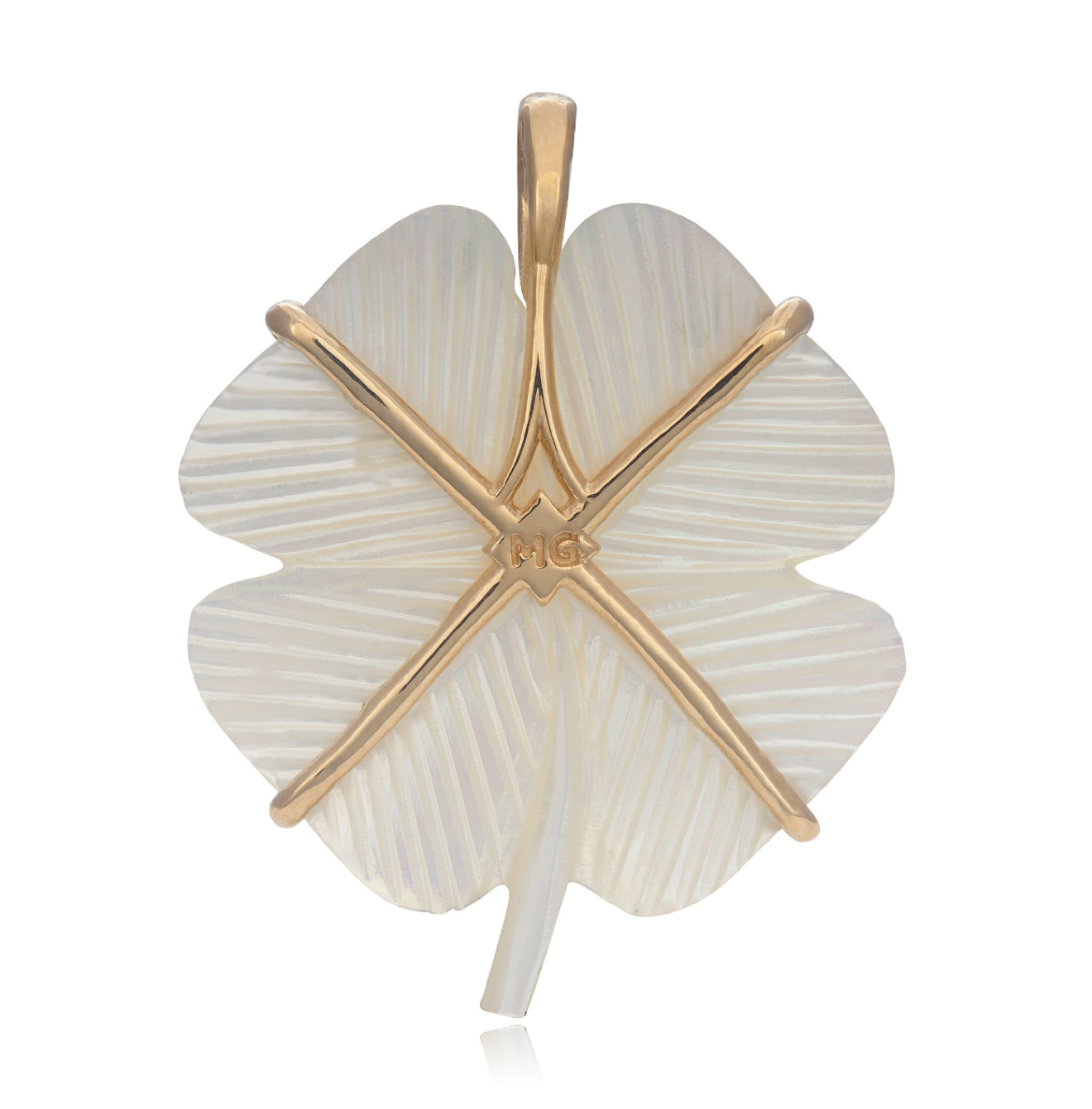 White Mother of Pearl Clover SALE