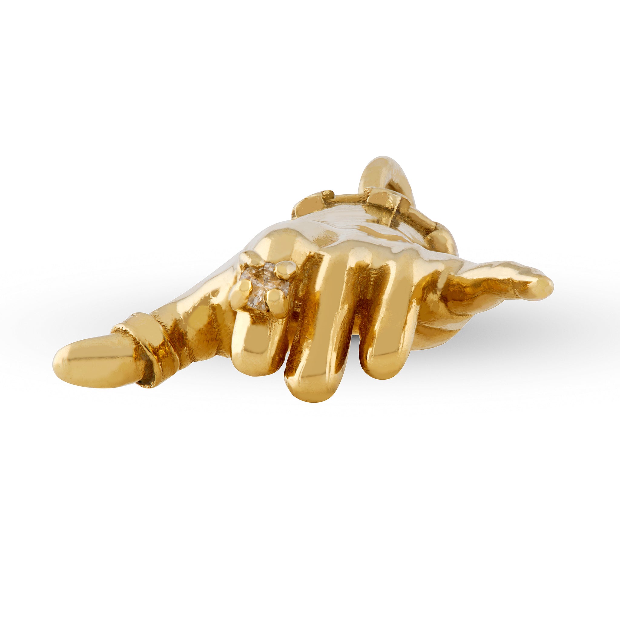 Shaka LadyFinger in 14K Gold