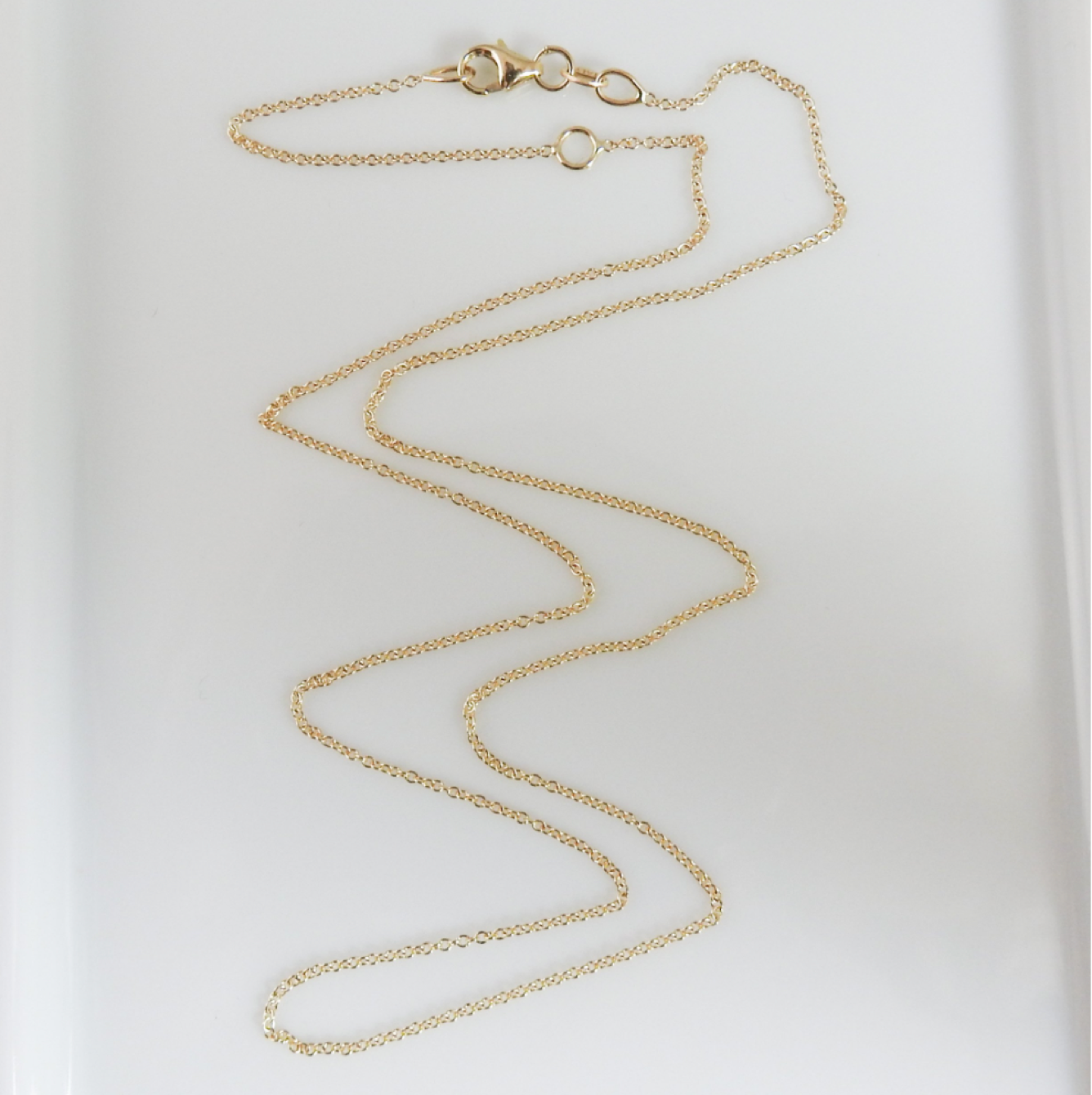 Delicate Cable Chain in 14K Gold