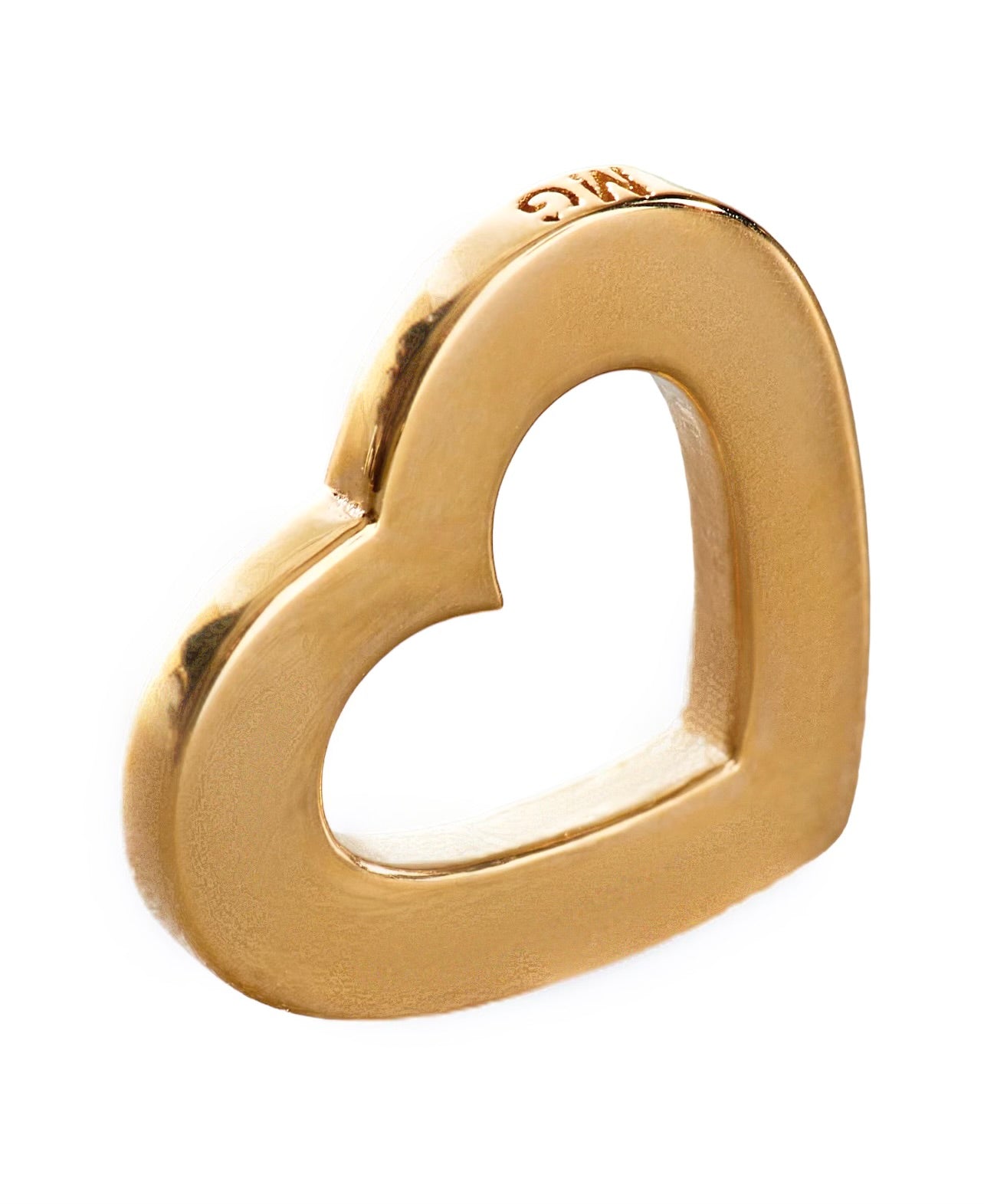 Chunky Heart Slider in 14K Gold