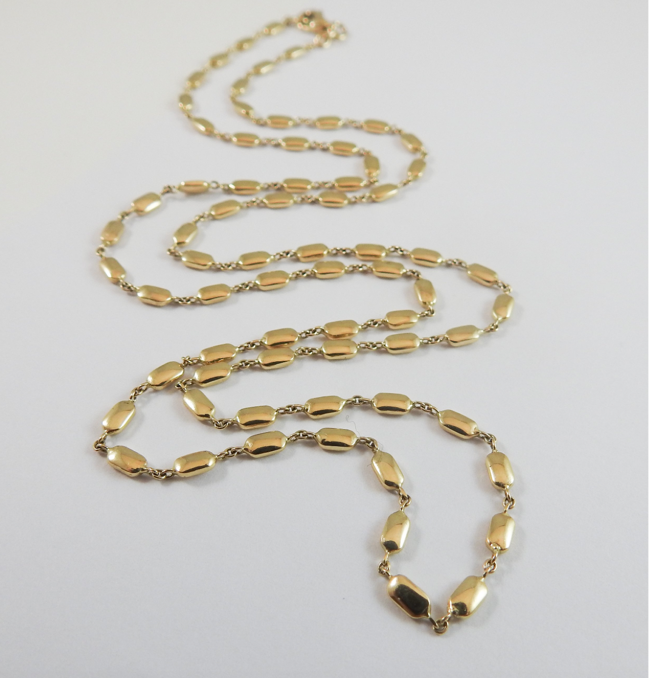 Petite Nugget Chain in 14K Gold