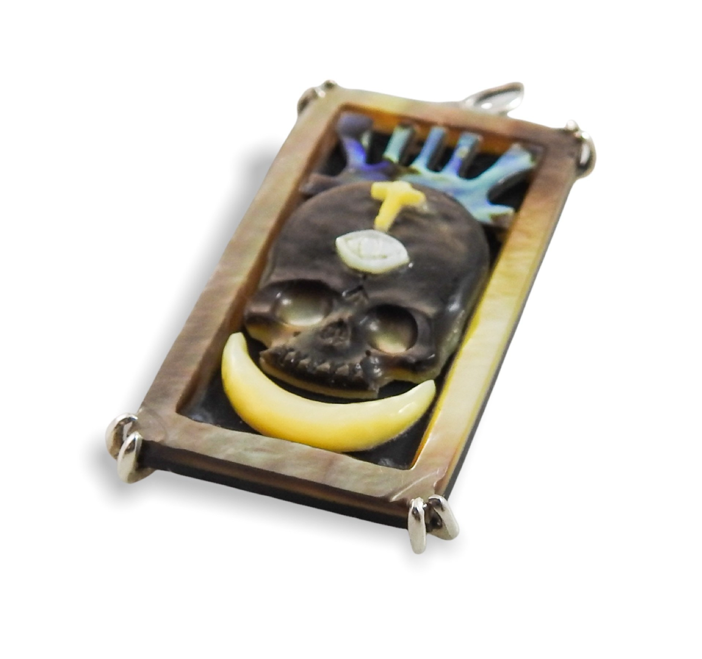 Death and Rebirth Tarot Card in 14K Gold